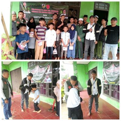 Kolaborasi KNPI Cilograng dan Perpam Lebak Selatan, Santuni Anak Yatim sebagai Wujud Program Kerja 2025